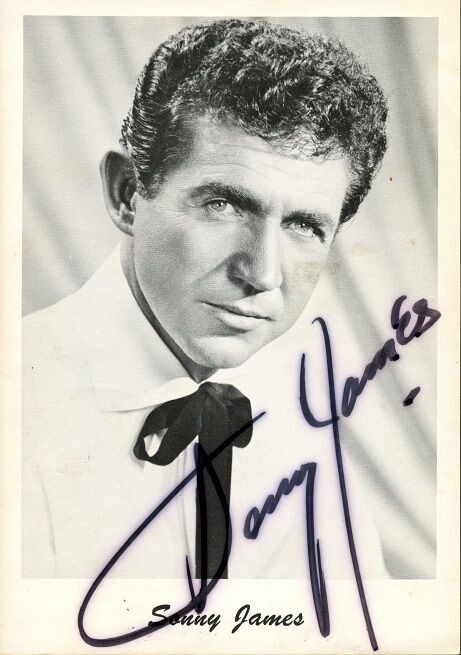 Vintage SONNY JAMES Signed Photo Poster painting + Mystery Autograph