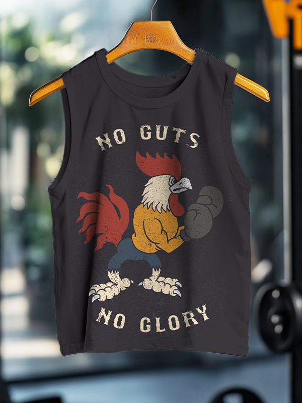 Men's No Guts No Glory Art Print Tank Top