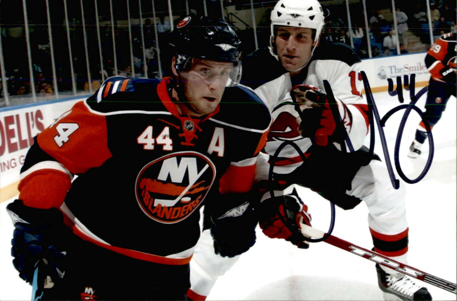 Freddy Meyer SIGNED 4x6 Photo Poster painting NEW YORK ISLANDERS #3