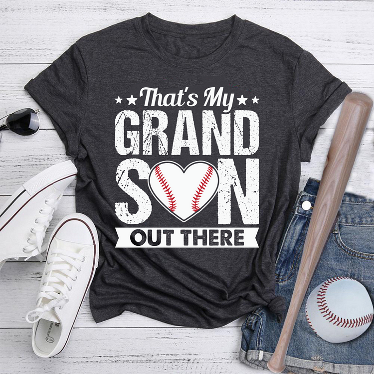 AL™ That's My Awesome Grandson Out There T-Shirt Tee -xn0531-2-Annaletters