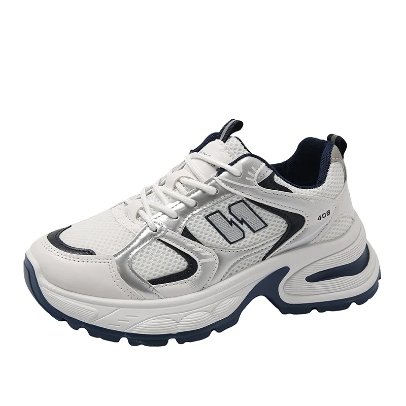 Yyvonne Old Dad Shoes Women Light And Easy To Catch Up With Breathable To Increase The Net Running Spring Sports Shoes Casual Shoes Women's High Sense