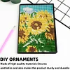 DIY Sunflower Diamond Art Painting Notebook