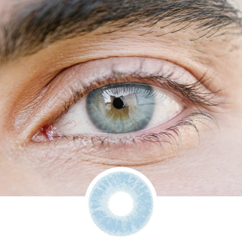 Men'Mulberry blue(12 months) contact lenses