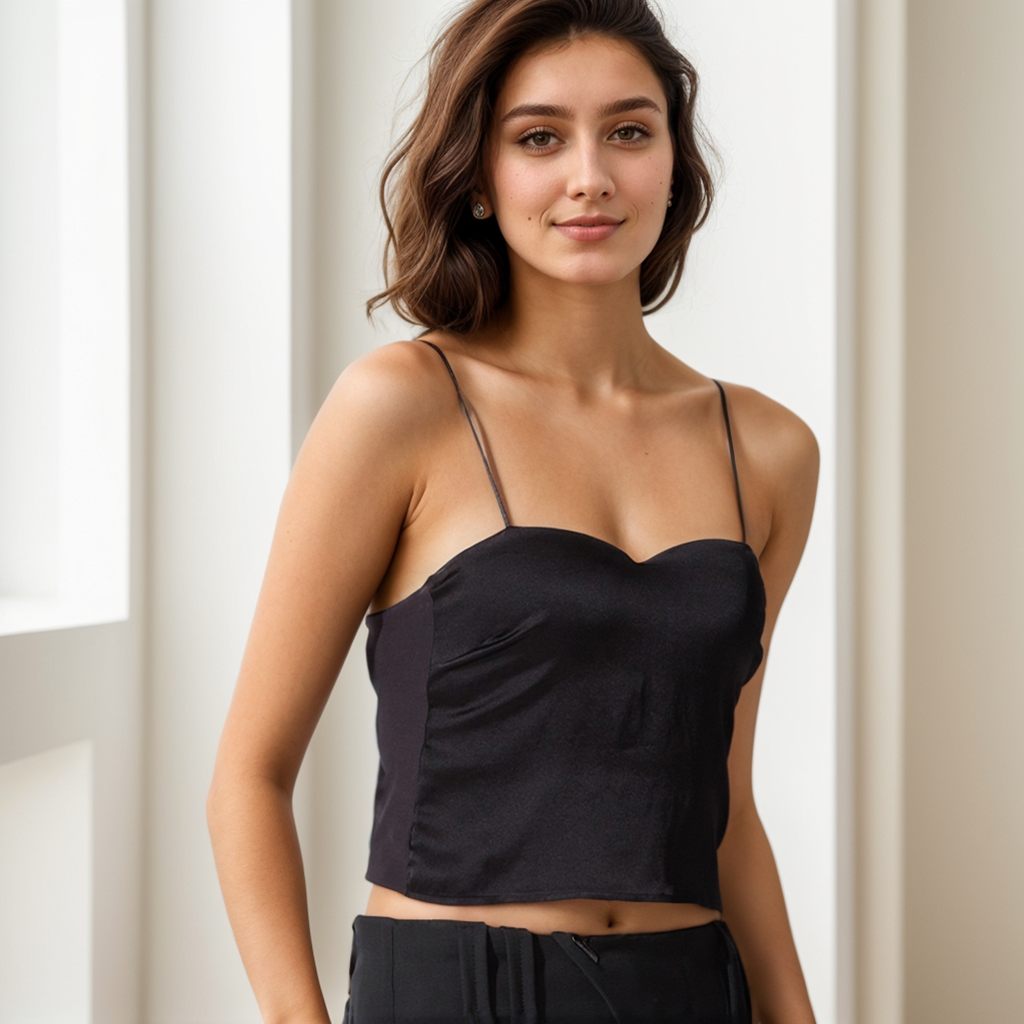 Silk Camisole With Built in Bra REAL SILK LIFE