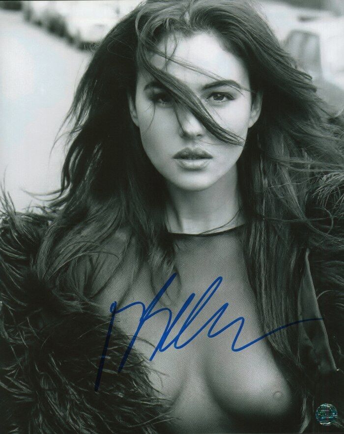 MONICA BELLUCCI Autographed Original 8x10 Photo Poster painting LOA TTM