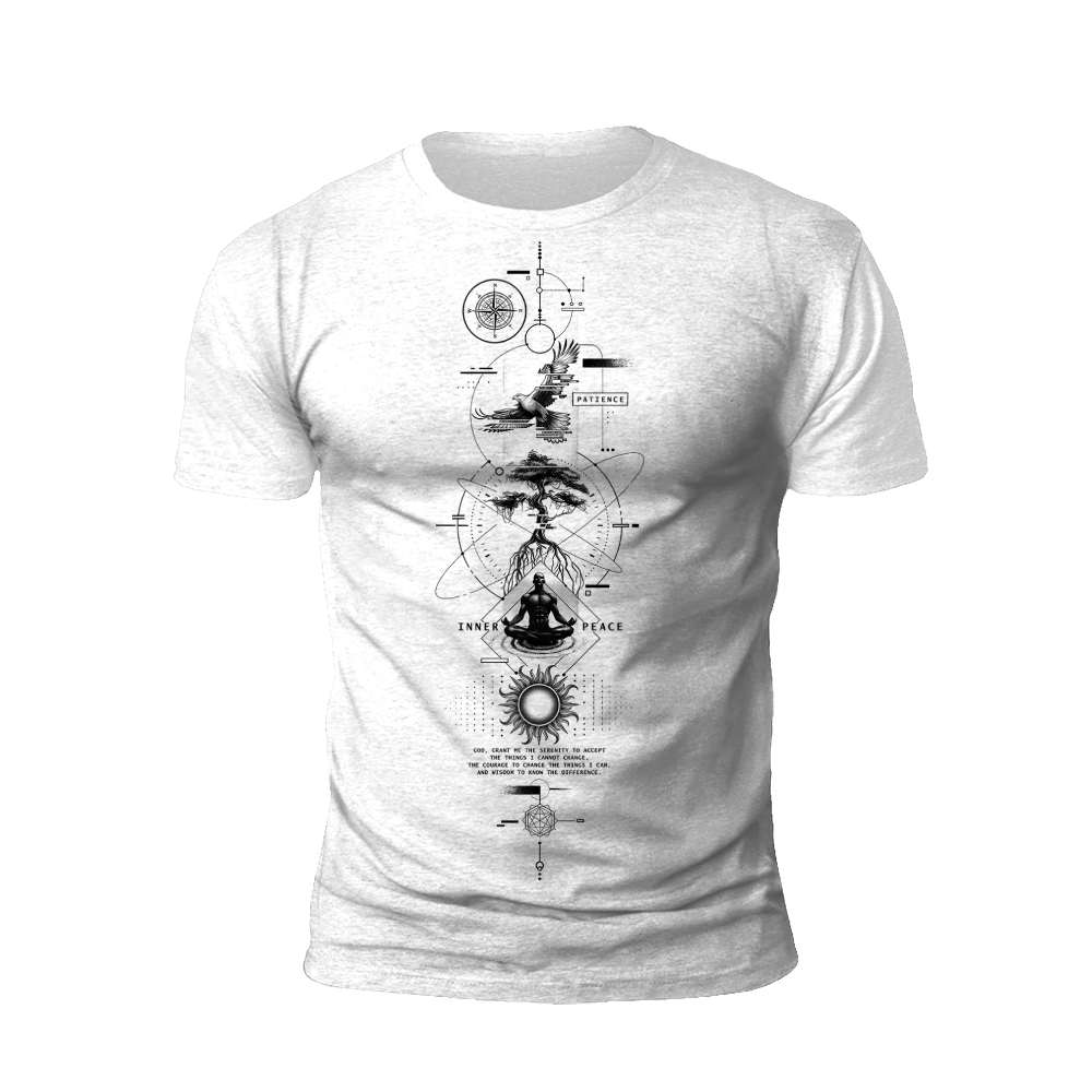 Path to Enlightenment: Inner Peace and Patience T-shirt