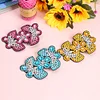 3pcs DIY Full Drill Diamond Painting Hairpin Butterfly Flower Girl Headwear Kit