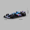 Bimeigao 1:43 F1 Racing Car Model MCL60 McLaren Alloy Car Die-Cast Model Toy Collection Car Model Equation