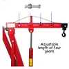 HTTMT- Engine Motor Hoist Cherry Garage Lifting Picker Crane Lift 4000 lb Capacity Red Cherry Picker Jack Engine Hoist With Hook [P/N: ET-CAR-FIX005-2T-RED]