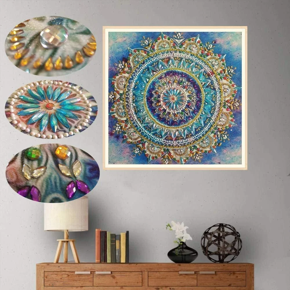 Special Shaped Diamond Painting - Mandala(30*30cm)