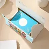 Butterfly Garden DIY PULeather Diamond Painting Tissue Box for Adults Beginners Large Size Diamond Art Paper Storage Holder for Living Room Bathroom Table Decor