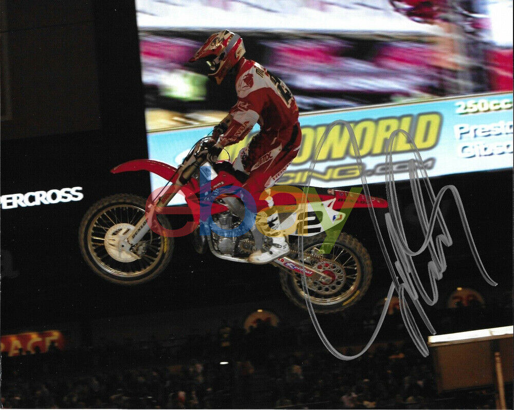 Jeremy McGrath Signed 8x10 Photo Poster painting Motocross Supercross Picture Autographed reprin