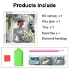 Diamond Painting-DIY Crystal Rhinestone Wedding Dress Girl