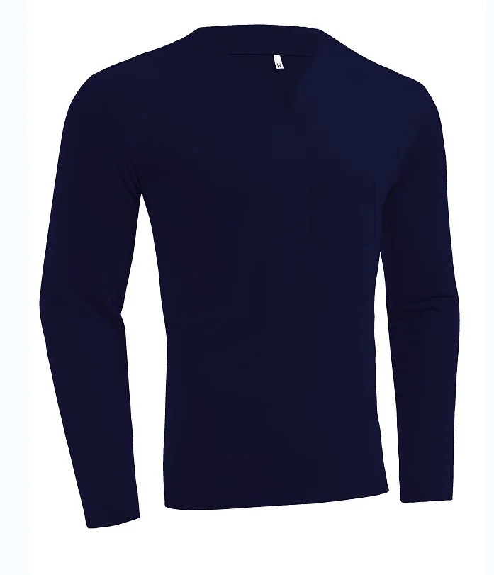 Uveng Uveng New Hot Fitness Plus-Size Sports T-Shirt Men's Elastic Comfortable Long-Sleeved Autumn V-Neck