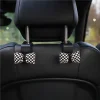 Plaid Floral Car Backseat Hanger Hooks for Bags and Purse