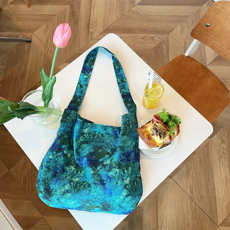 13165 Western Style Fashionable Leopard Print Crossbody Bag Large Capacity Single Shoulder Shopping Bag Fashion Canvas Bag For Women Fashion