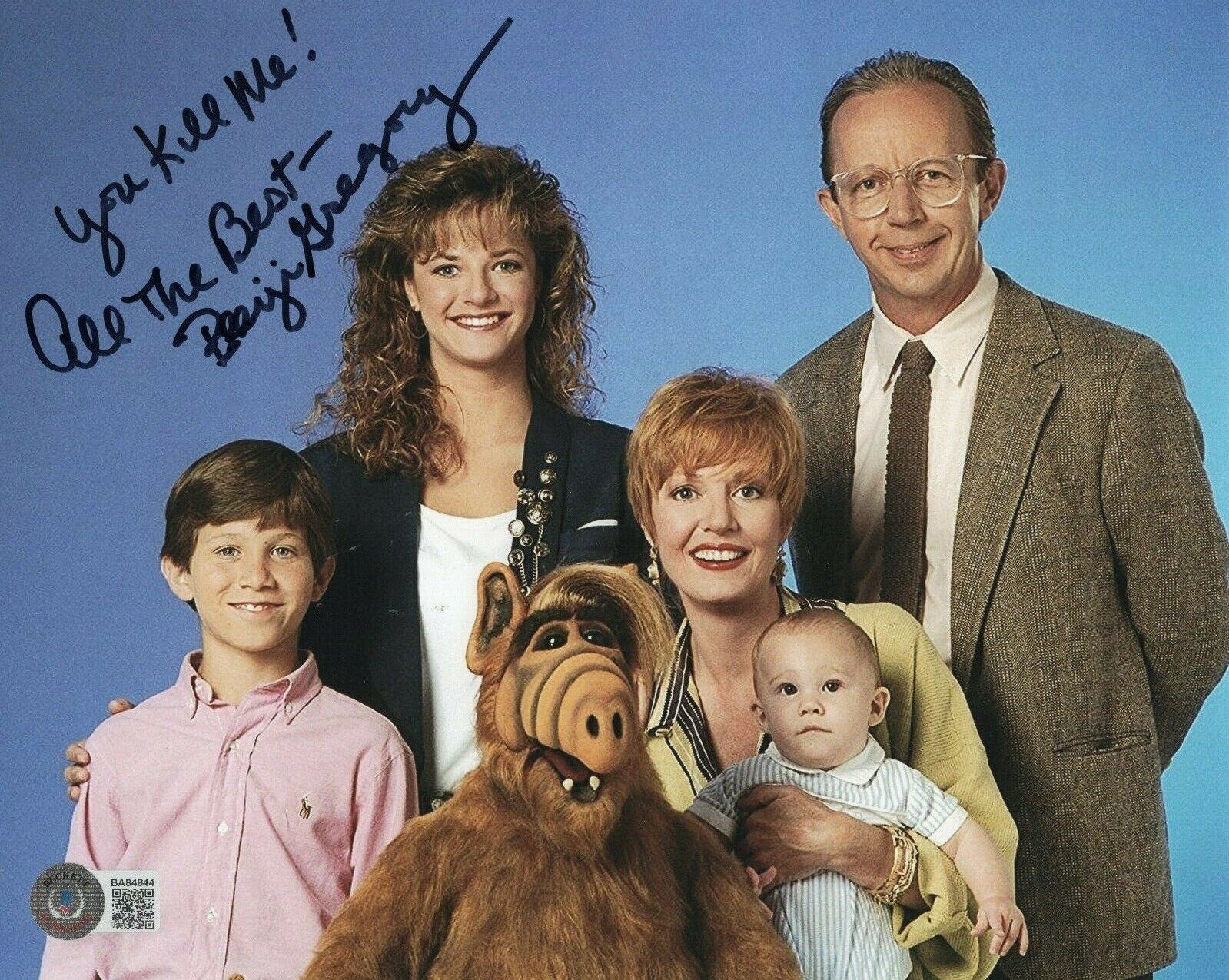 Benji Gregory Signed ALF Brian Tanner 8x10 Photo Poster painting w/Beckett COA BA84844