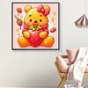 Diamond Painting -5D Full Round Drill Bear Strawberry
