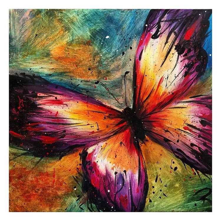 Butterfly - Full Round - Diamond Painting(30*30cm)