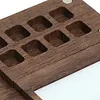 Wooden Empty Box Portable Palette Travel Paint (8 Grids)