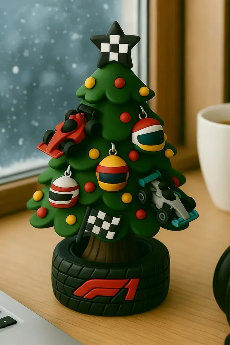 Christmas Tree Formula 1 Themed Resin Baubles Decoration Ornaments 2024 - Xpluswear