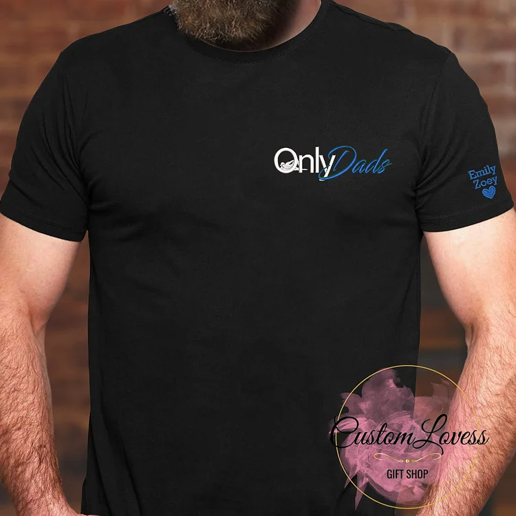 Personalized Embroidered OnlyDads Shirt 