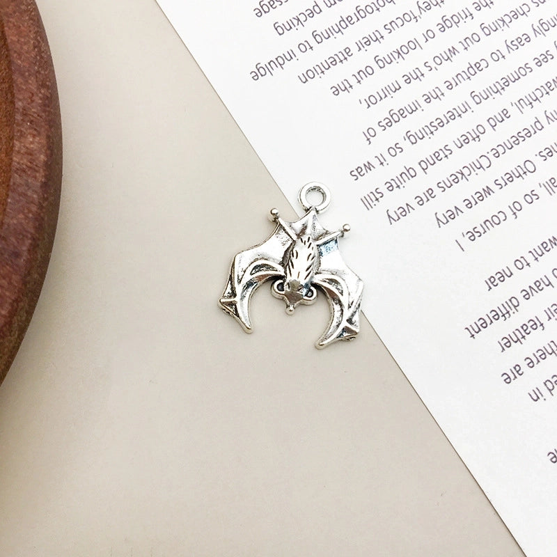 1 Piece Alloy Spider Spider Web Skull Pendant Jewelry Accessories