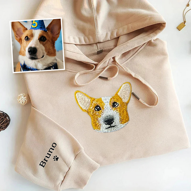 Corgi Lover Custom Embroidered Sweatshirt Hoodie T-shirt