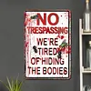 No Trespassing - Metal Tin Signs(8*12Inch/12*16Inch)