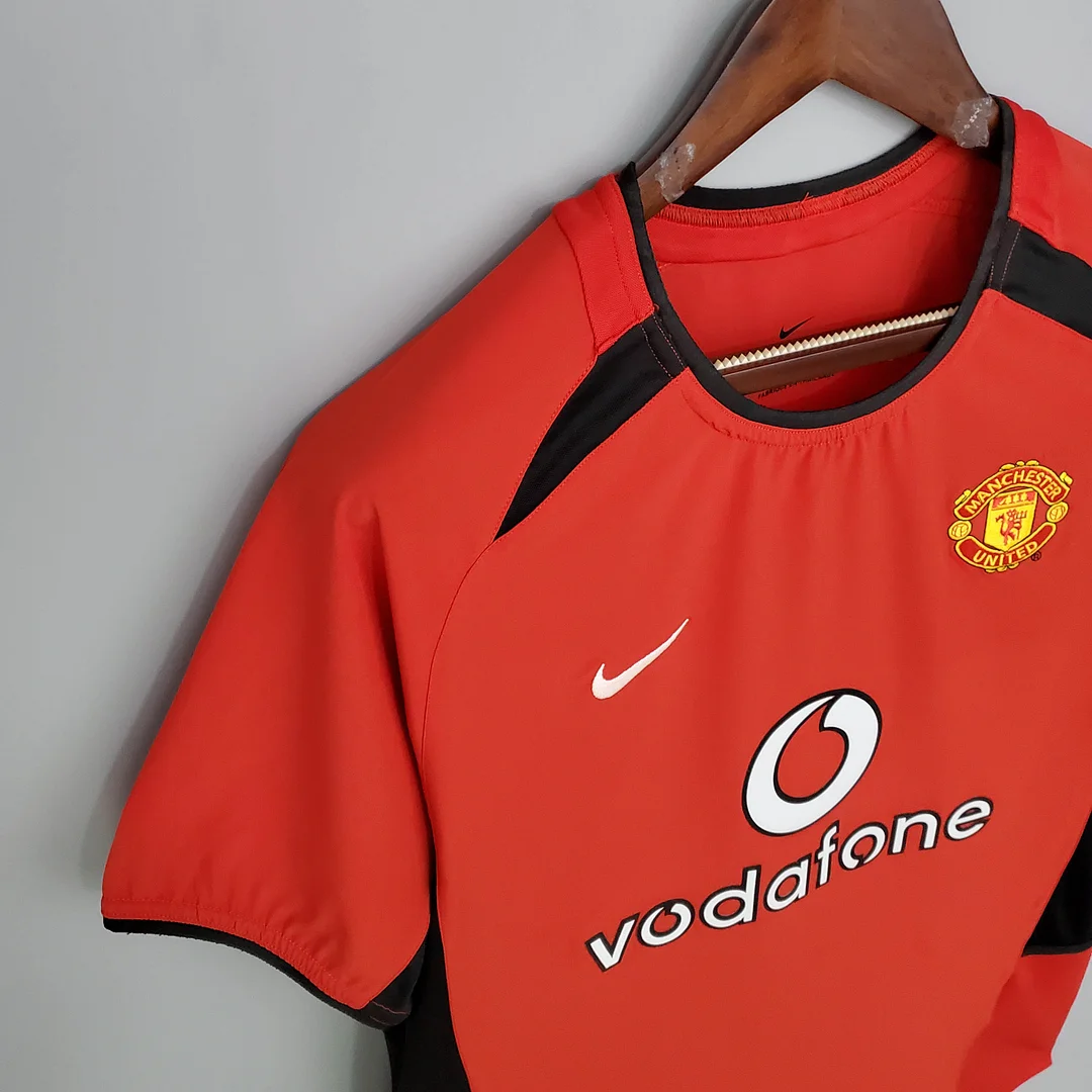 2002/2004 Retro Manchester United Home Football Shirt 1:1 Thai Quality