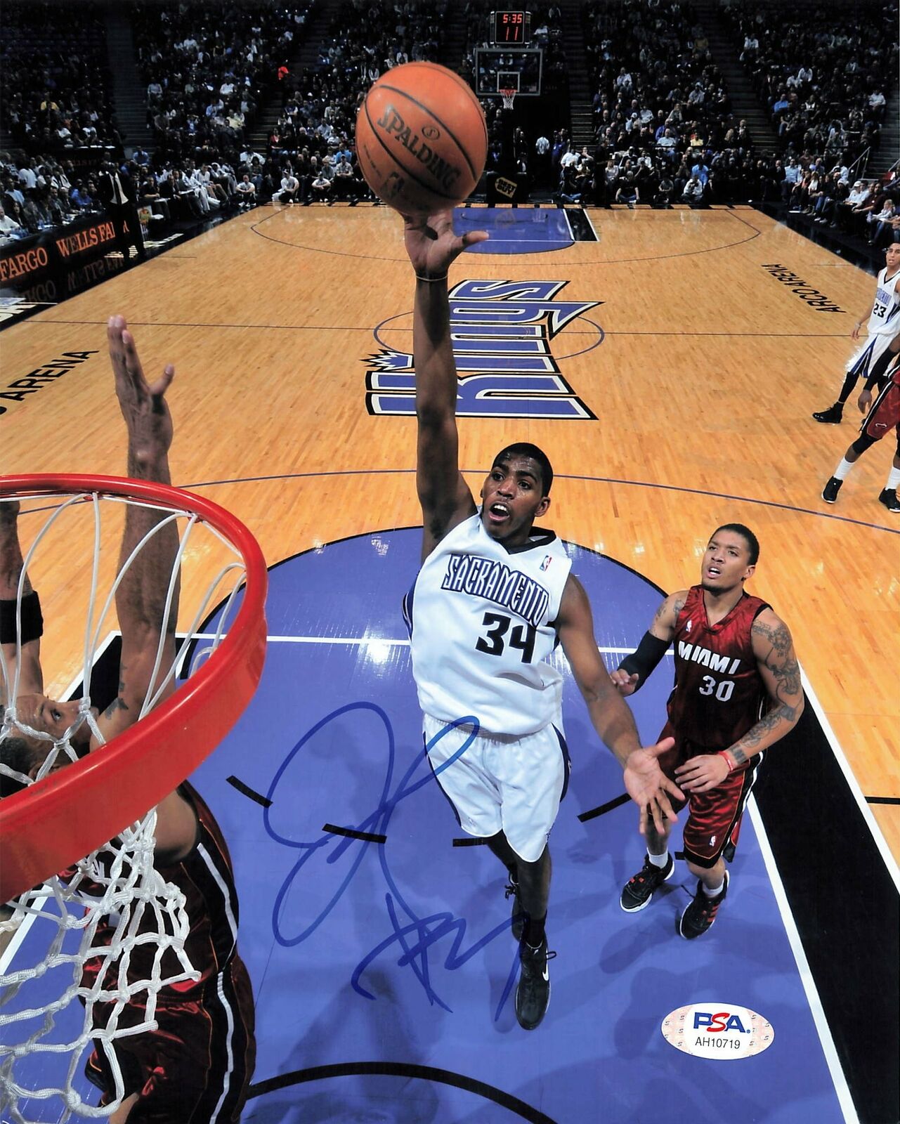 Jason Thompson signed 8x10 Photo Poster painting PSA/DNA Sacramento Kings Autographed