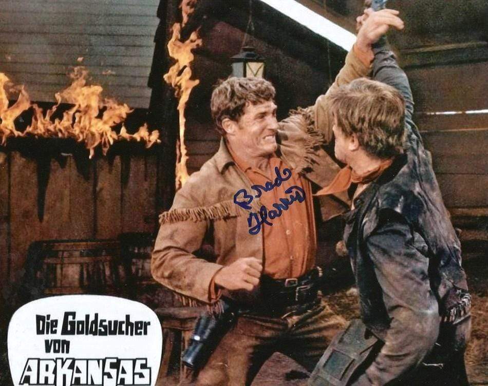 ACTOR and STUNTMAN Brad Harris autograph, In-Person signed Photo Poster painting