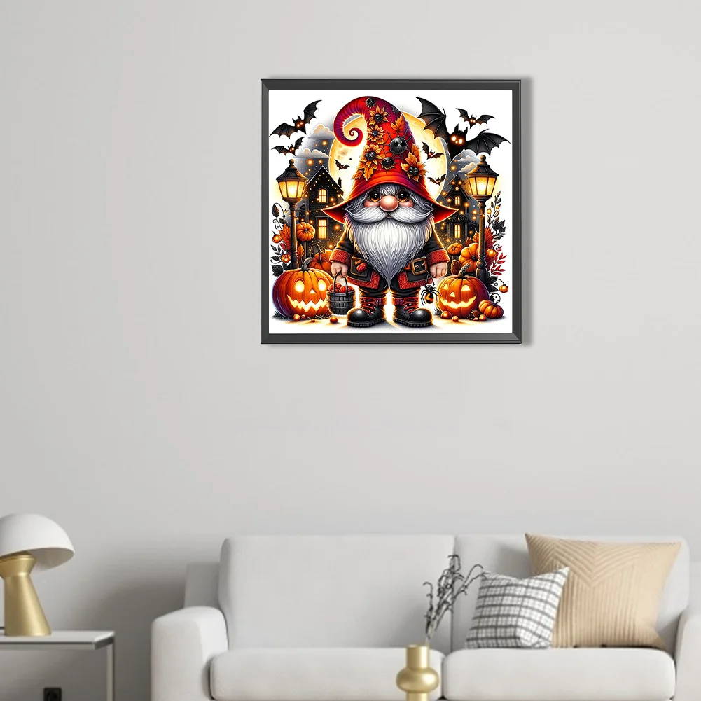 Partial AB Diamond Painting - Full Round Drill - Halloween Goblin(Canvas|45*45cm)