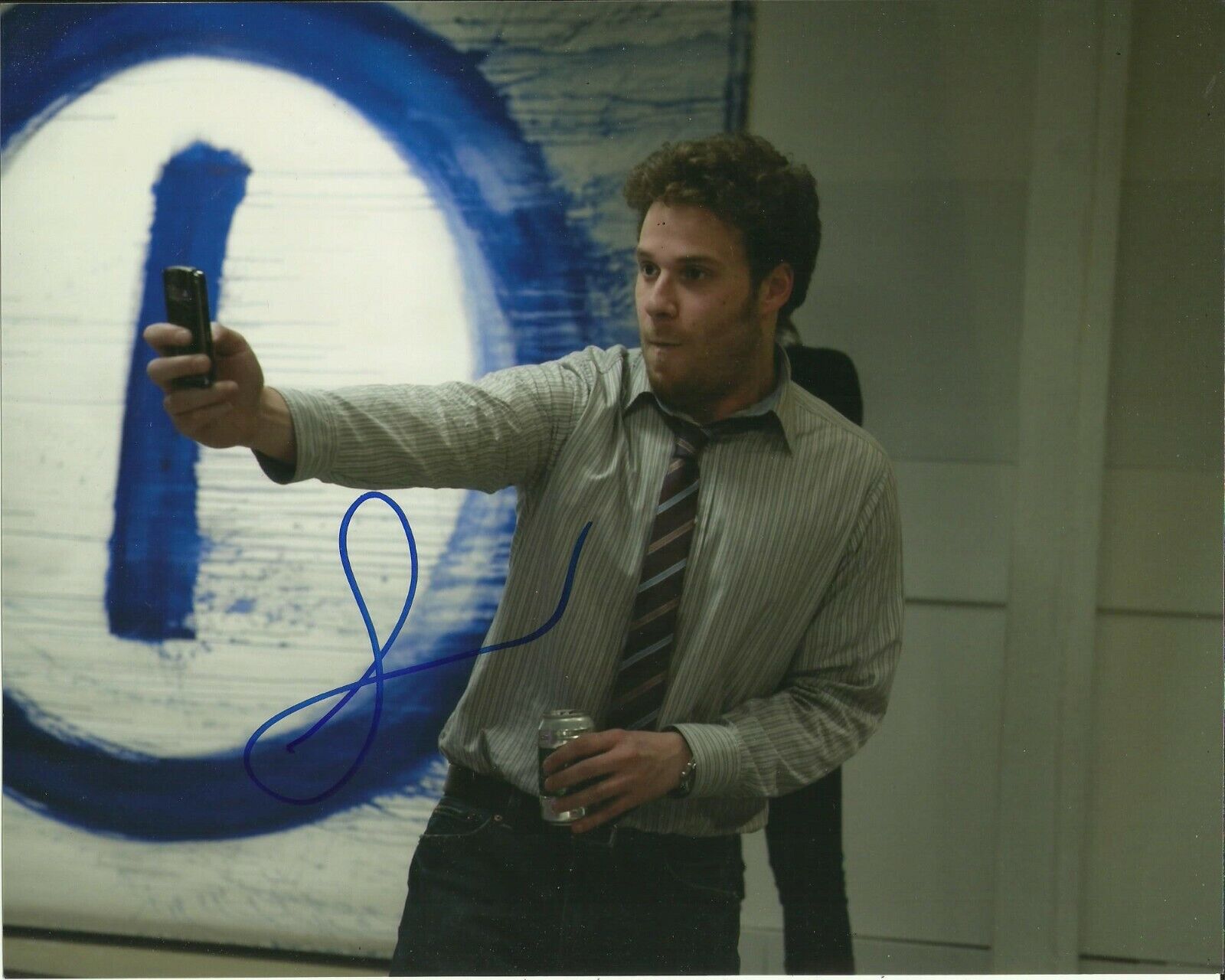 SETH ROGEN SIGNED Photo Poster painting UACC REG 242