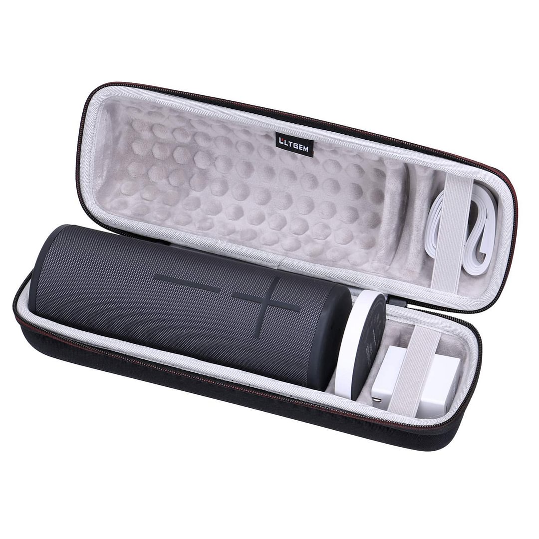 LTGEM Hard Carrying Case for Ultimate Ears UE MEGABOOM 3 Portable Bluetooth Wireless Speaker. Fits Charging Dock and Other Accessories.