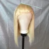 Glueless Blonde Brazilian Straight Hai BOB Wigs Lady Wig