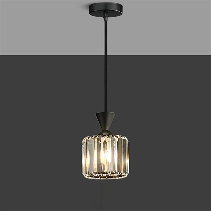 Modern Crystal Pendant Light Luxury Ceiling Chandelier Hanging Lamp for Dining Living Room Bedroom Shop Bar Cafe Drop Home Decor