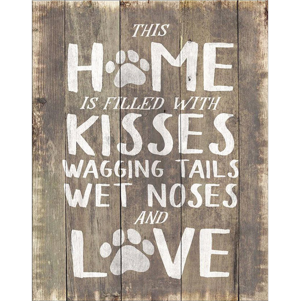 

HOME - 11CT Counted Cross Stitch - 40*45CM, 501 Original