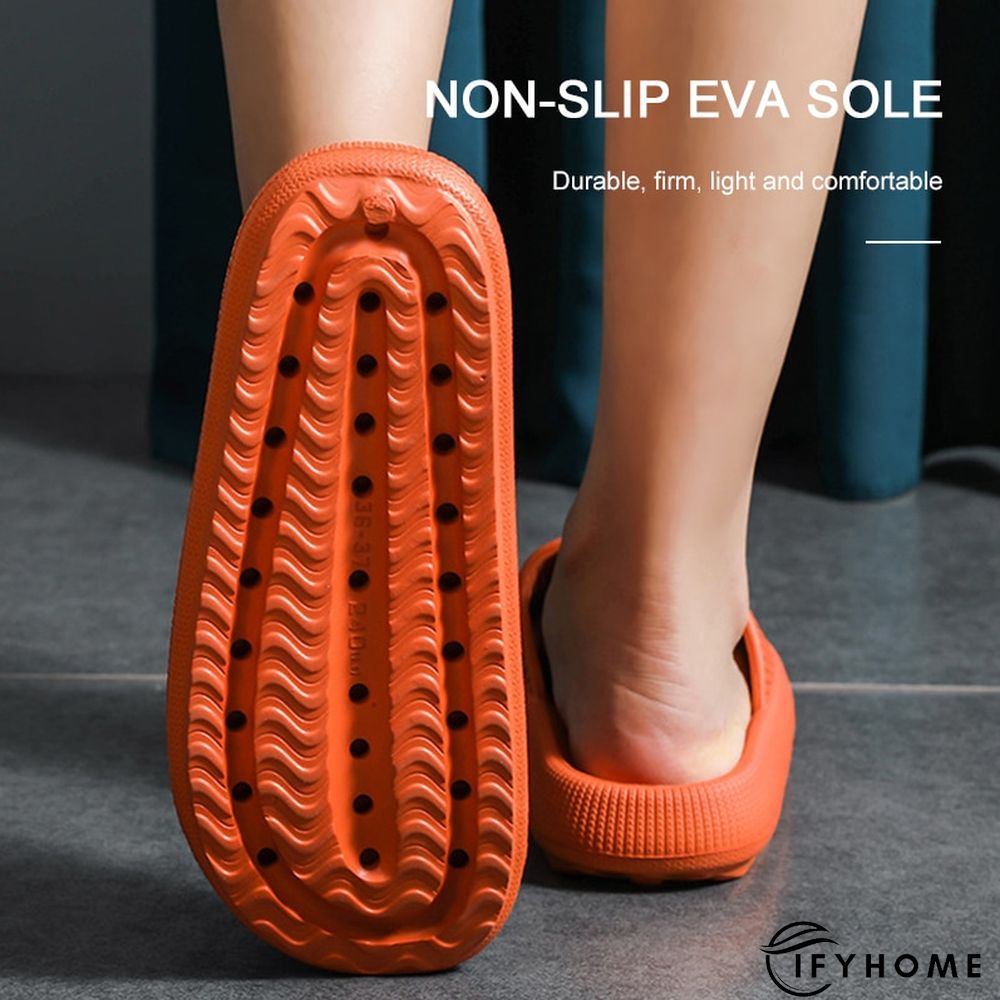 Thick Platform Bathroom Home Slippers Women Fashion Soft Sole EVA Indoor Slides Woman | IFYHOME