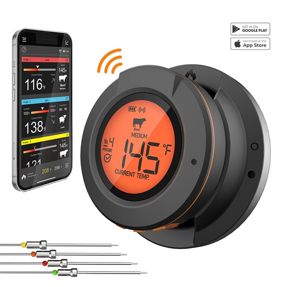 GrillMaster Pro Wireless Smart Meat Thermometer