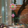 3D Mandala DIY Crystal Prism Teardrop Pendant Hanging Diamond Painting Suncatcher Kit