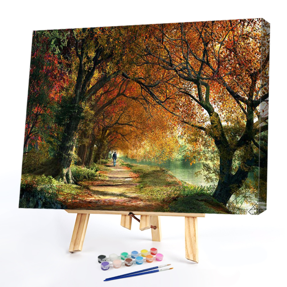 

40*30CM Paint By Numbers-Back Figure, 501 Original