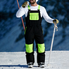 Men's High-performance Color-blocked Snow Salopettes by Inlyline