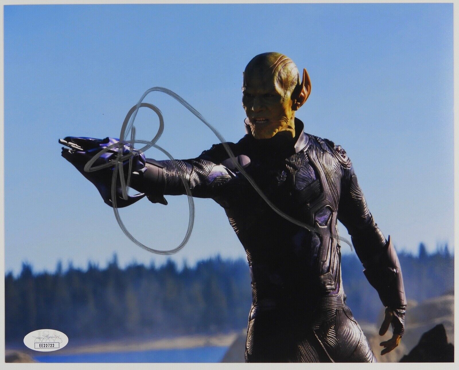 Ben Mendelsohn Captain Marvel Signed Autograph JSA COA 8 x 10