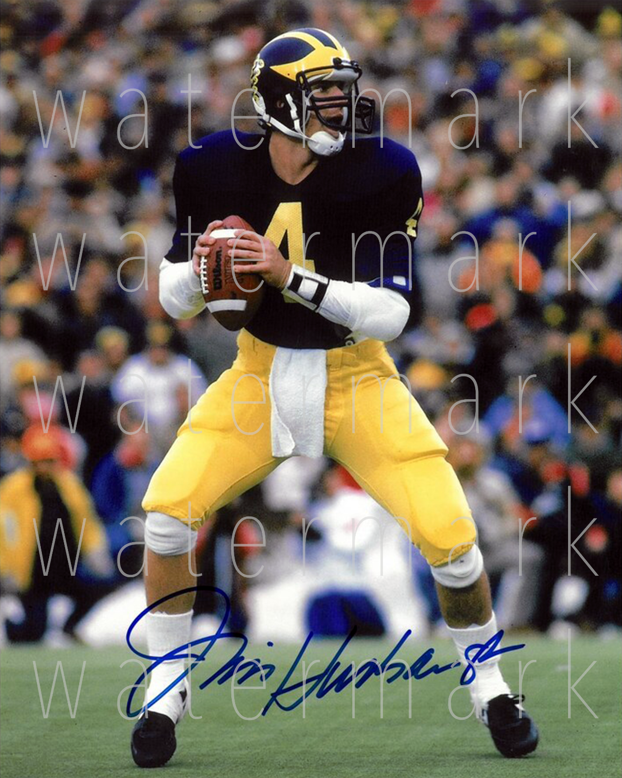 Jim Harbaugh Michigan signed 8X10 Photo Poster painting picture poster wall art autograph RP