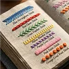 Embroidery Stitch Practice Book for Beginners - Learn 20+ Stitches with Complete Tool Kit