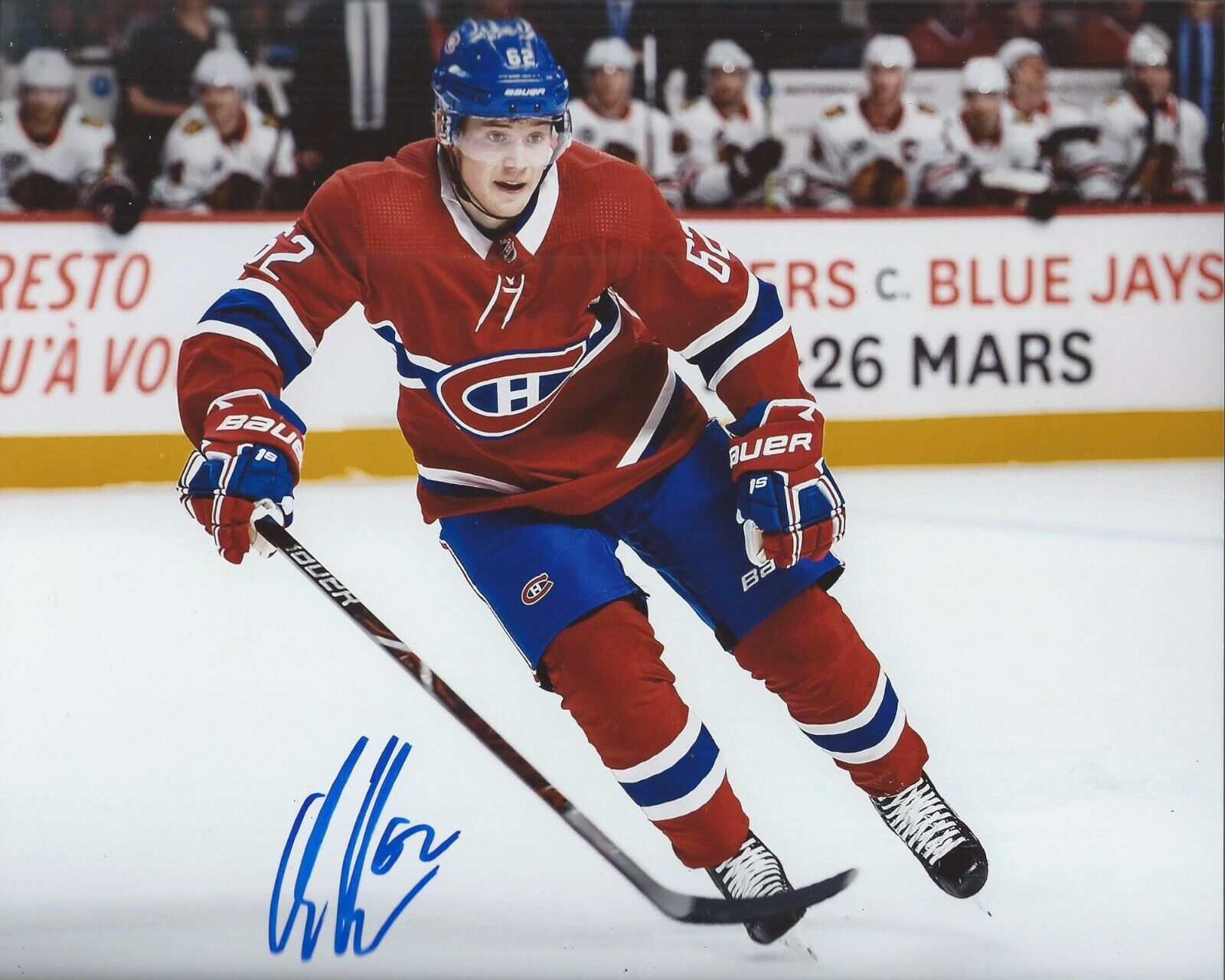 Artturi Lehkonen Signed 8x10 Photo Poster painting Montreal Canadiens Autographed COA