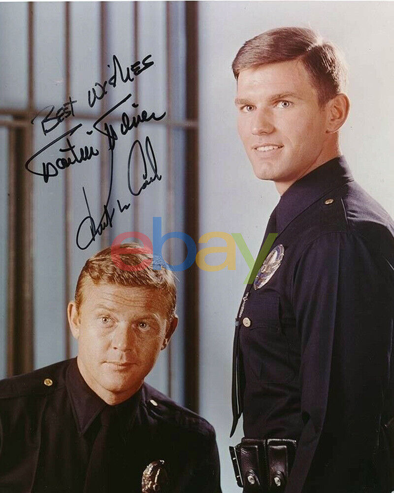 Adam 12 Cast McCord and Milner Autographed Signed 8x10 Photo Poster painting reprint