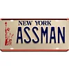 ASSMAN - Car License(6*12Inch) - Garage