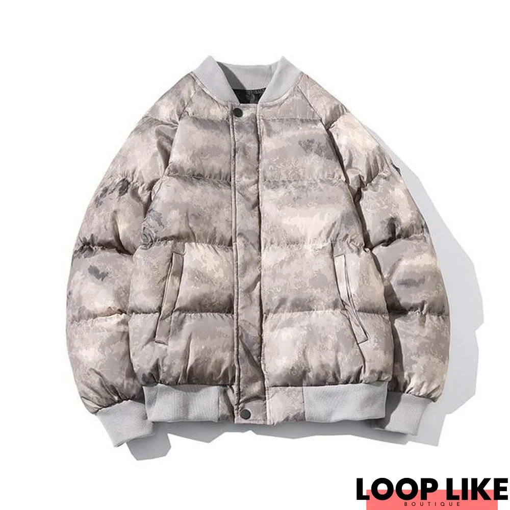 Men Camouflage Top Warm Waterproof Big Size Warm Thicken Male Cotton-Padded Parkas Coats Jackets